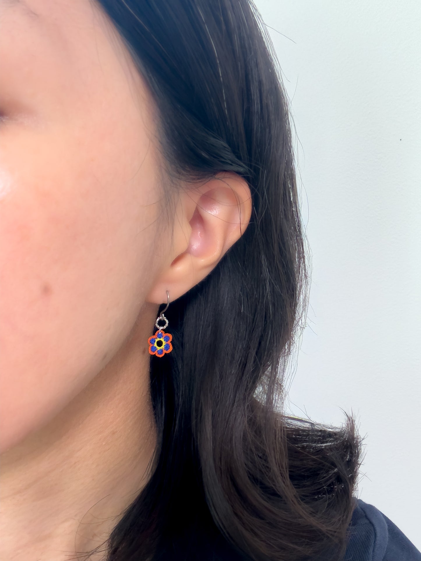 お花のピアス