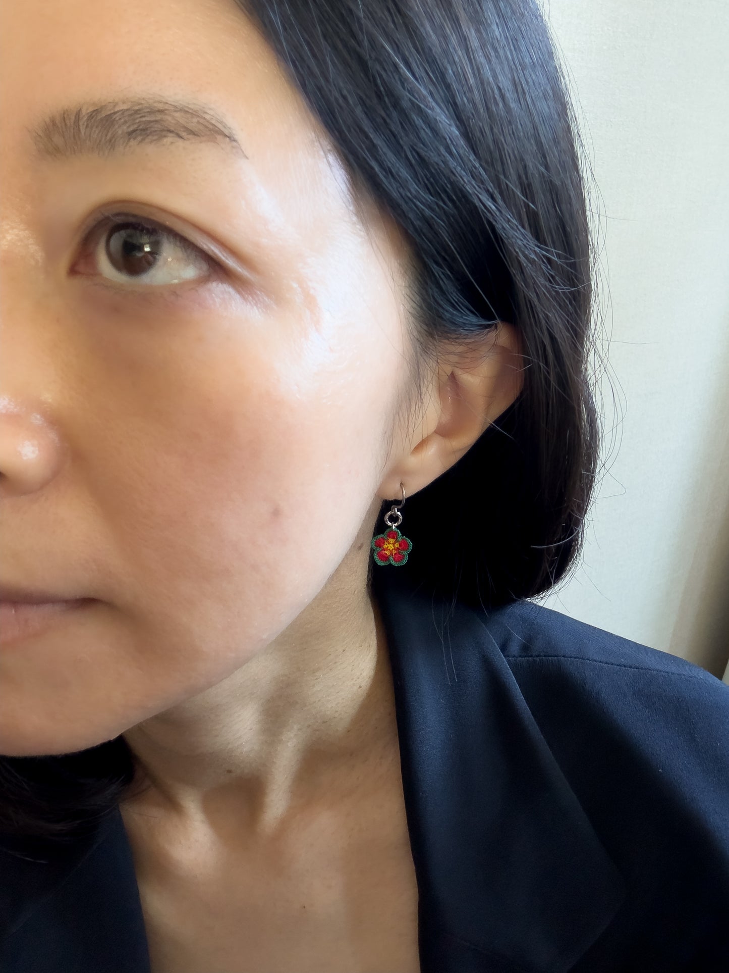 お花のピアス（五弁花）