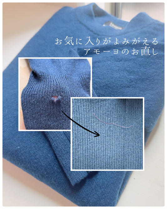 Repairing holes and frays